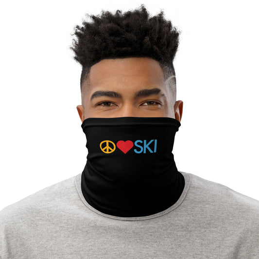 CS0026 - 05010 - Peace | Love | SKI Neck Gaiter