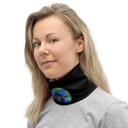 CS0023 - 05010 - Trail Icons Home Neck Gaiter (Black)