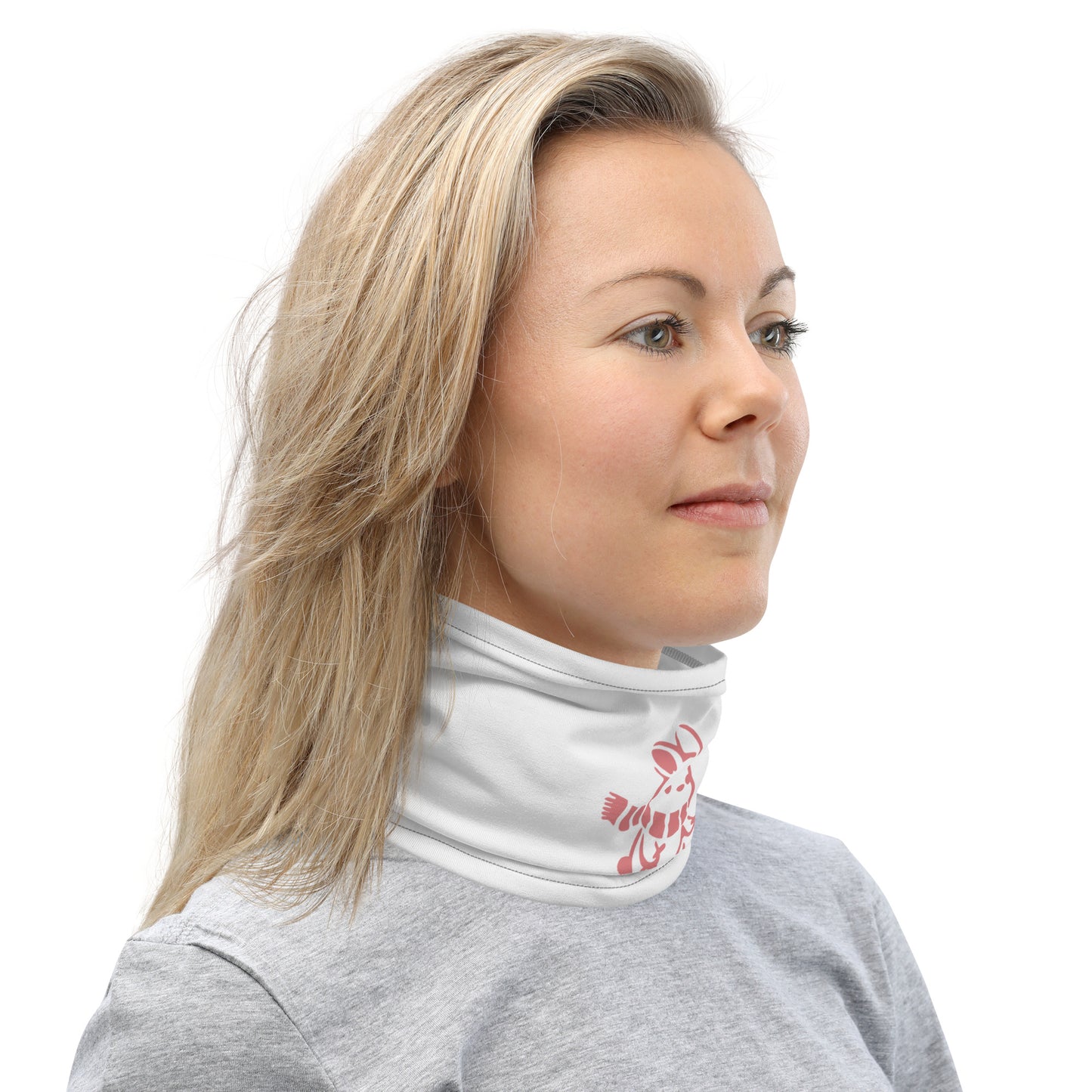 CS0011 - 05010 - Ski Bunny Neck Gaiter (White)