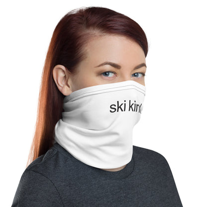 CS0017 - 05010 - ski kind Neck Gaiter (White)