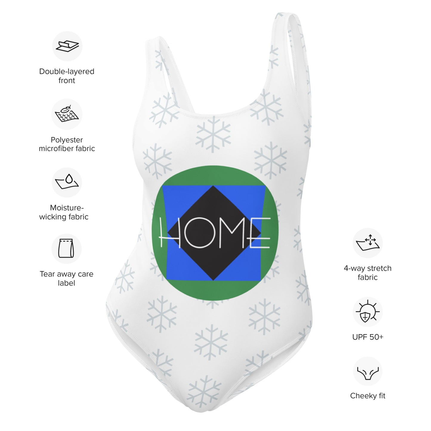 CS0023 - 02008 - Trail Icons Home One-Piece Swimsuit