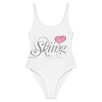 CS0047 - 02008 - Love Skiing/Women's One-Piece Swimsuit