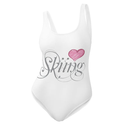 CS0047 - 02008 - Love Skiing/Women's One-Piece Swimsuit