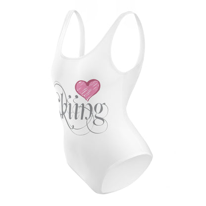 CS0047 - 02008 - Love Skiing/Women's One-Piece Swimsuit