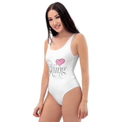 CS0047 - 02008 - Love Skiing/Women's One-Piece Swimsuit