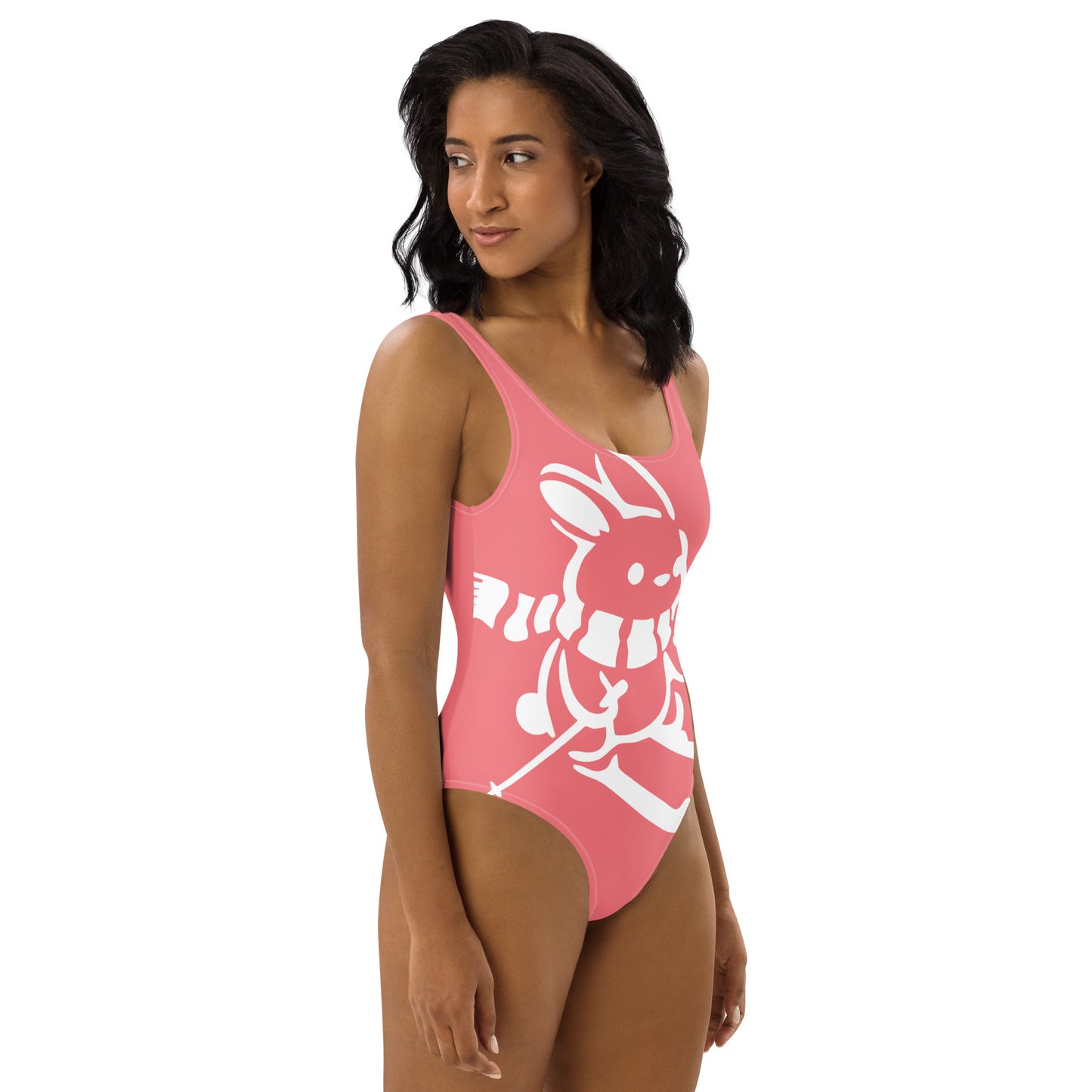 CS0011 - 02008 - Ski Bunny One-Piece Swimsuit (Pink)