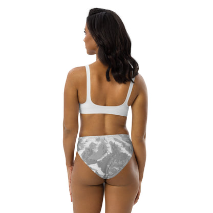 CS0030 - 02008 - SKI Tracks Recycled high-waisted bikini