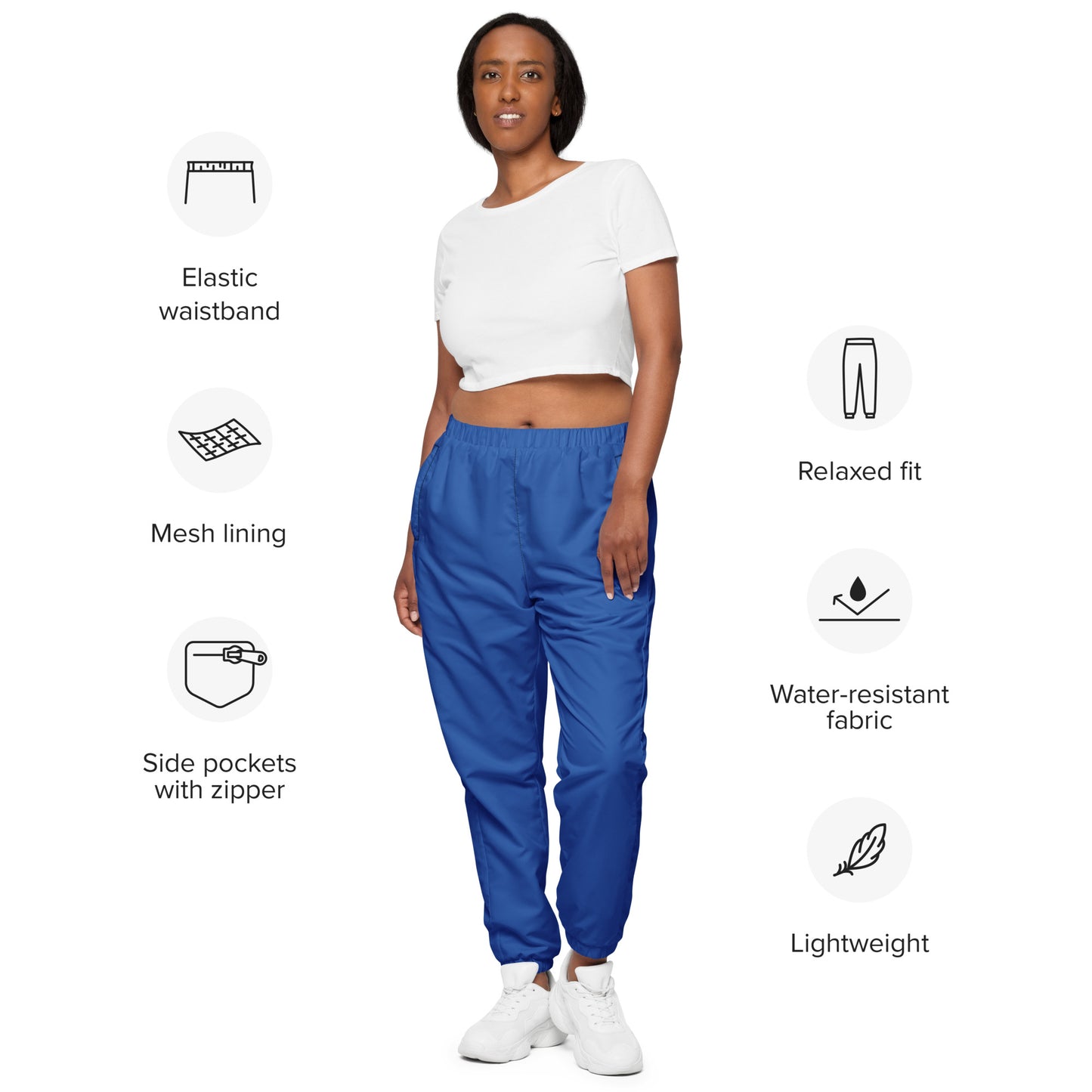 SSASC0019 - 01010 Unisex Track Pants (Matching Blue)