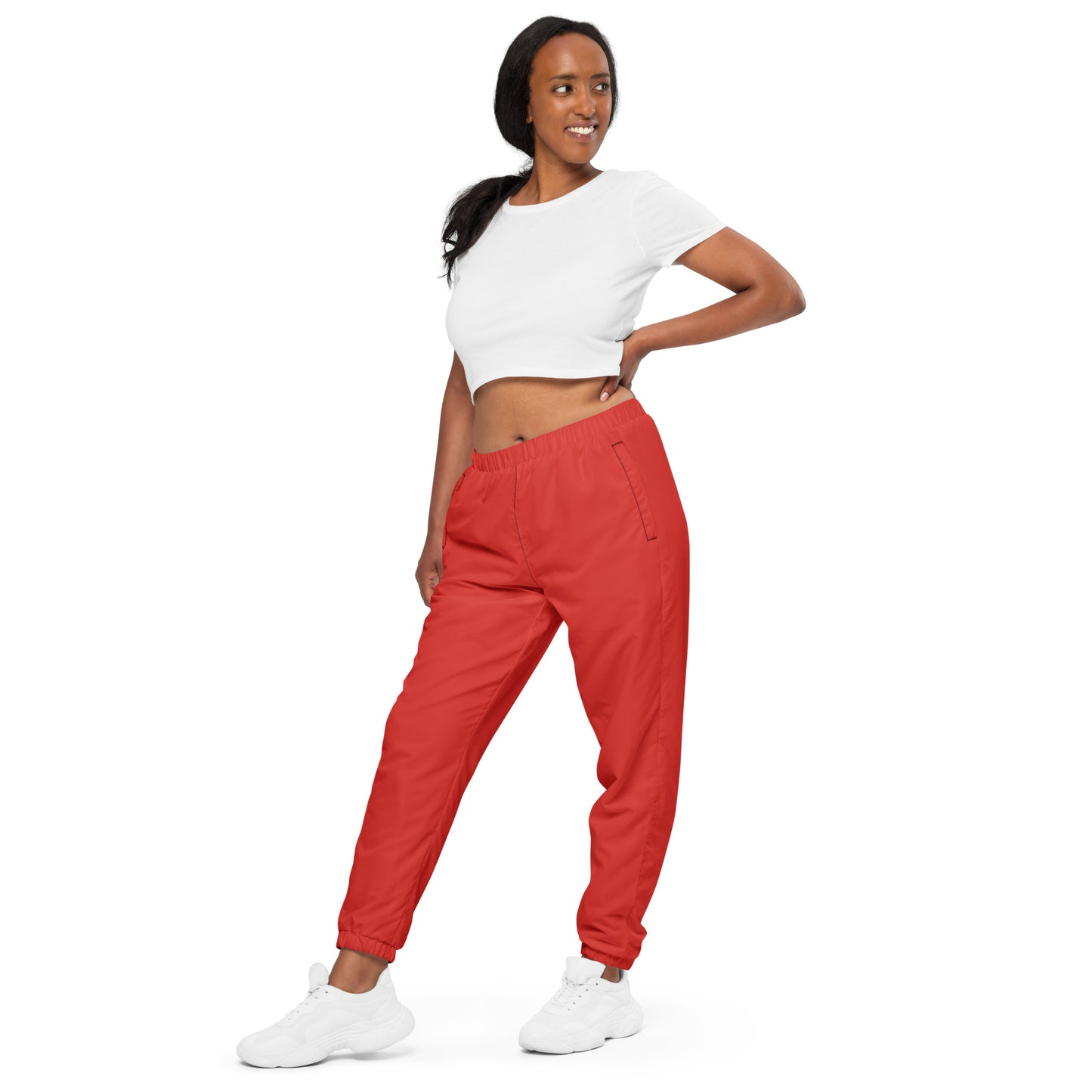 CS0030 - 01010 - SKI Tracks Unisex track pants (Matching Red)