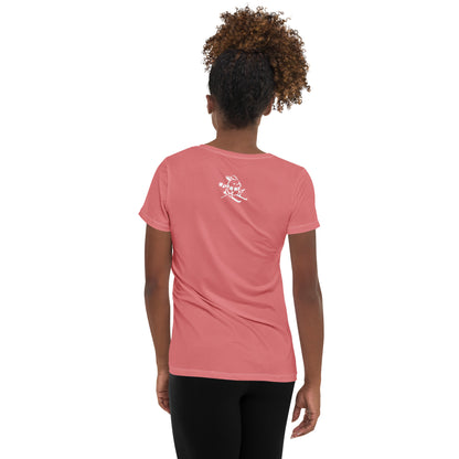 CS0011 - 02001 - AOP Ski Bunny AOP Women's Athletic T-shirt (Pink)