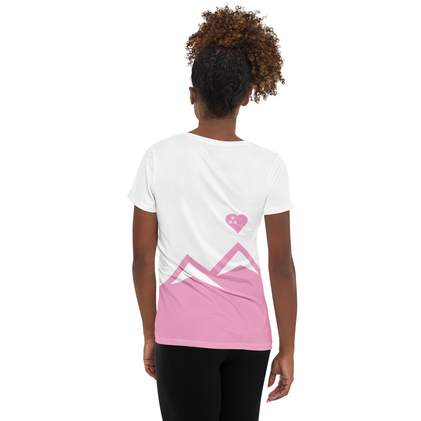 CS0027 - 03001 - AOP LOVE2SKI AOP Women's Athletic T-shirt