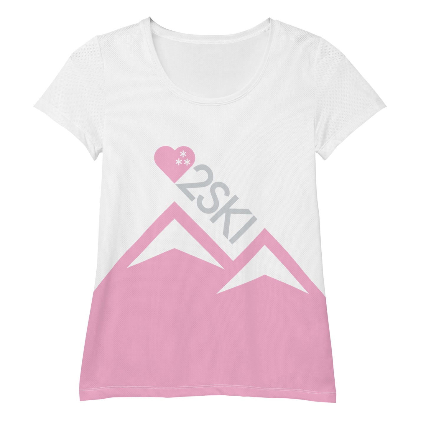 CS0027 - 03001 - AOP LOVE2SKI AOP Women's Athletic T-shirt