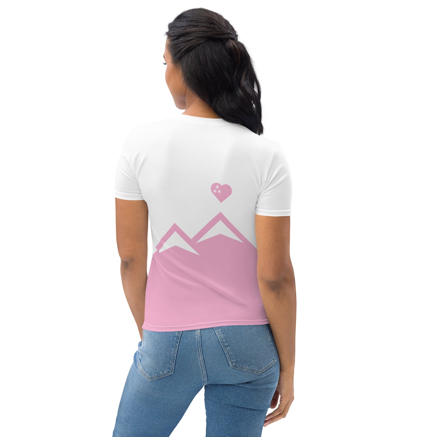 CS0027 - 02001 - AOP LOVE2SKI Women's T-shirt