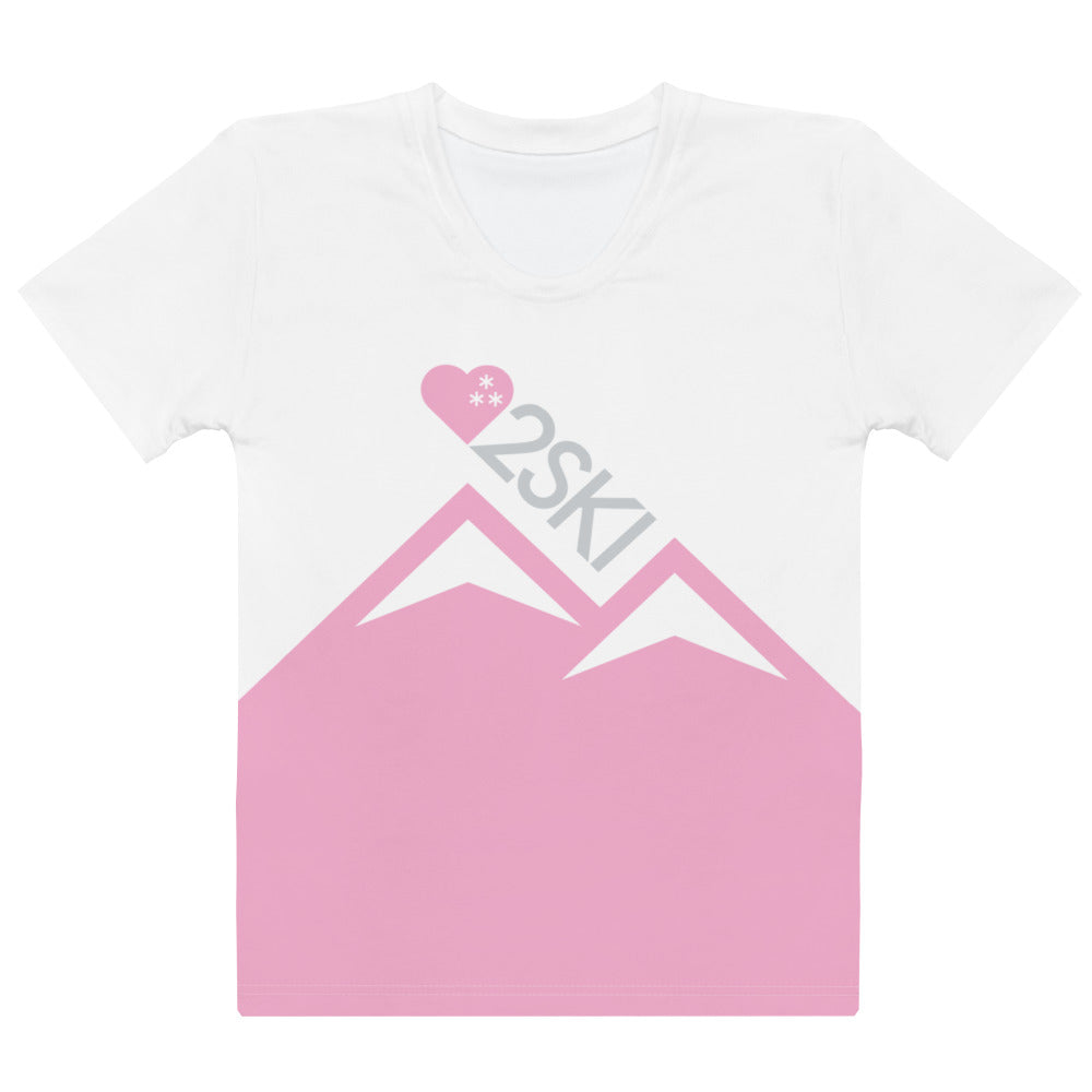 CS0027 - 02001 - AOP LOVE2SKI Women's T-shirt