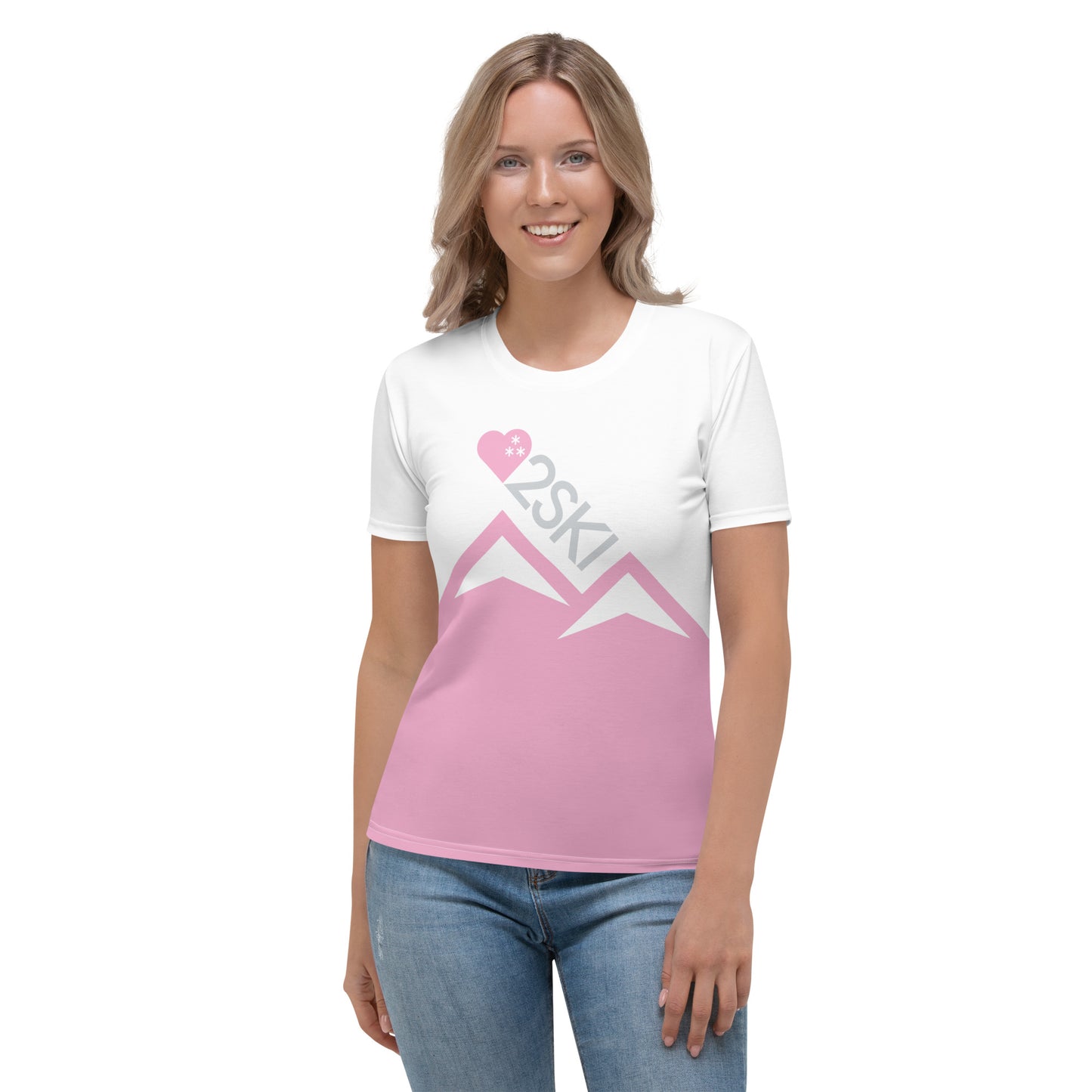 CS0027 - 02001 - AOP LOVE2SKI Women's T-shirt