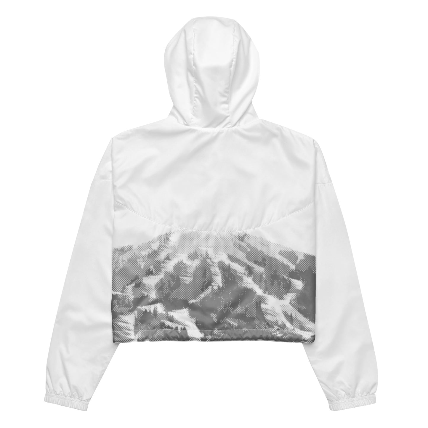 CS0030 - 02006 - AOP Ski Tracks Print Women’s cropped windbreaker