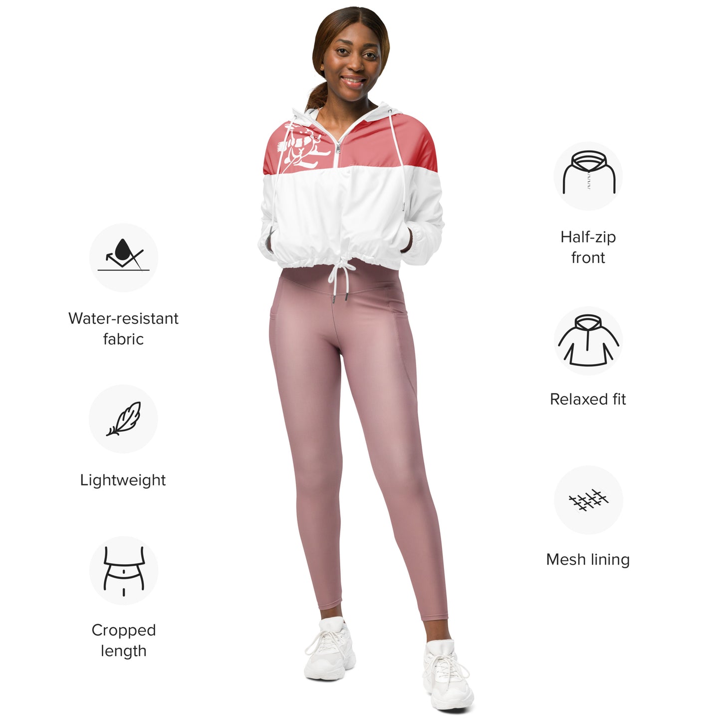 CS0011 - 02006 - Ski Bunny Women’s cropped windbreaker