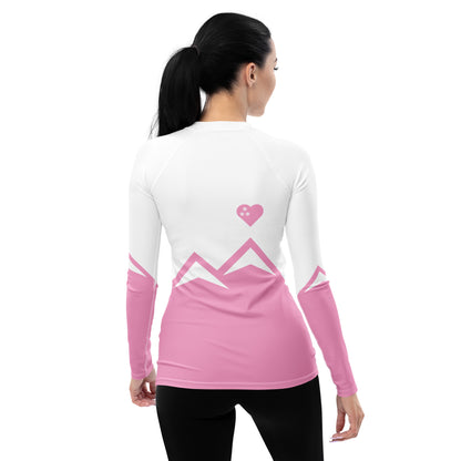 CS0027 - 02008 - AOP LOVE2SKI Women's Rash Guard