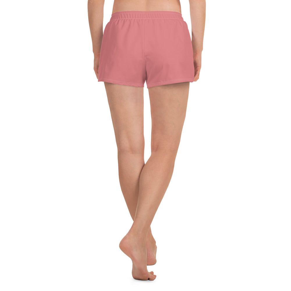 CS0011 - 02012 - Ski Bunny Women’s Recycled Athletic Shorts (Matching Pink)