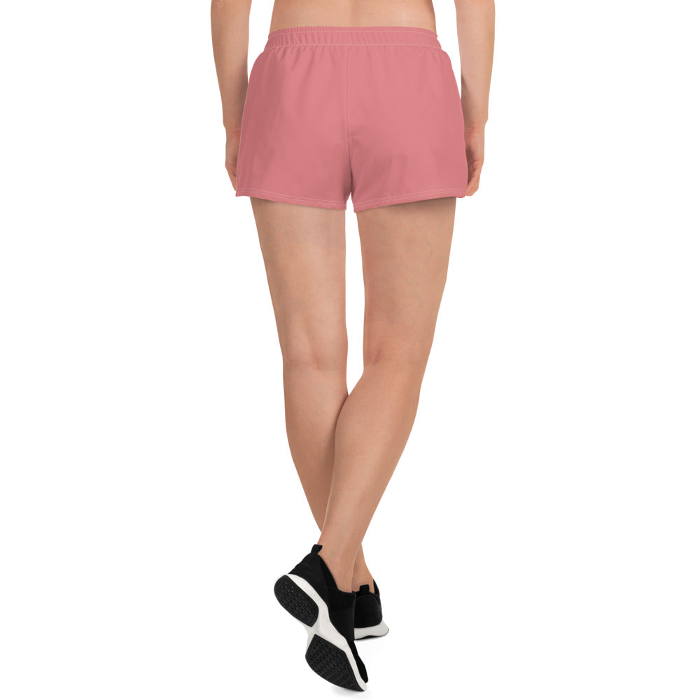 CS0011 - 02012 - Ski Bunny Women’s Recycled Athletic Shorts (Matching Pink)