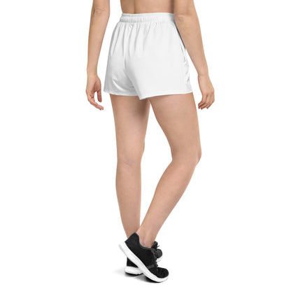 CS0027 - 02012 - LOVE2SKI Women’s Recycled Athletic Shorts (Matching White)