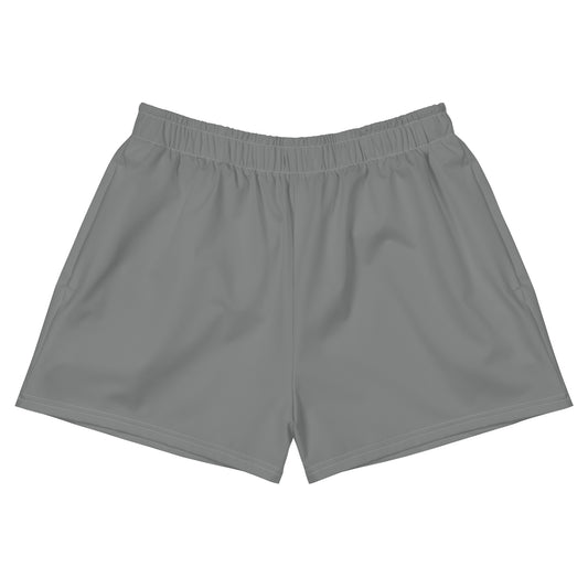 CS0050 - 02012 - iSKI Women’s Recycled Athletic Shorts (Matching Gray)
