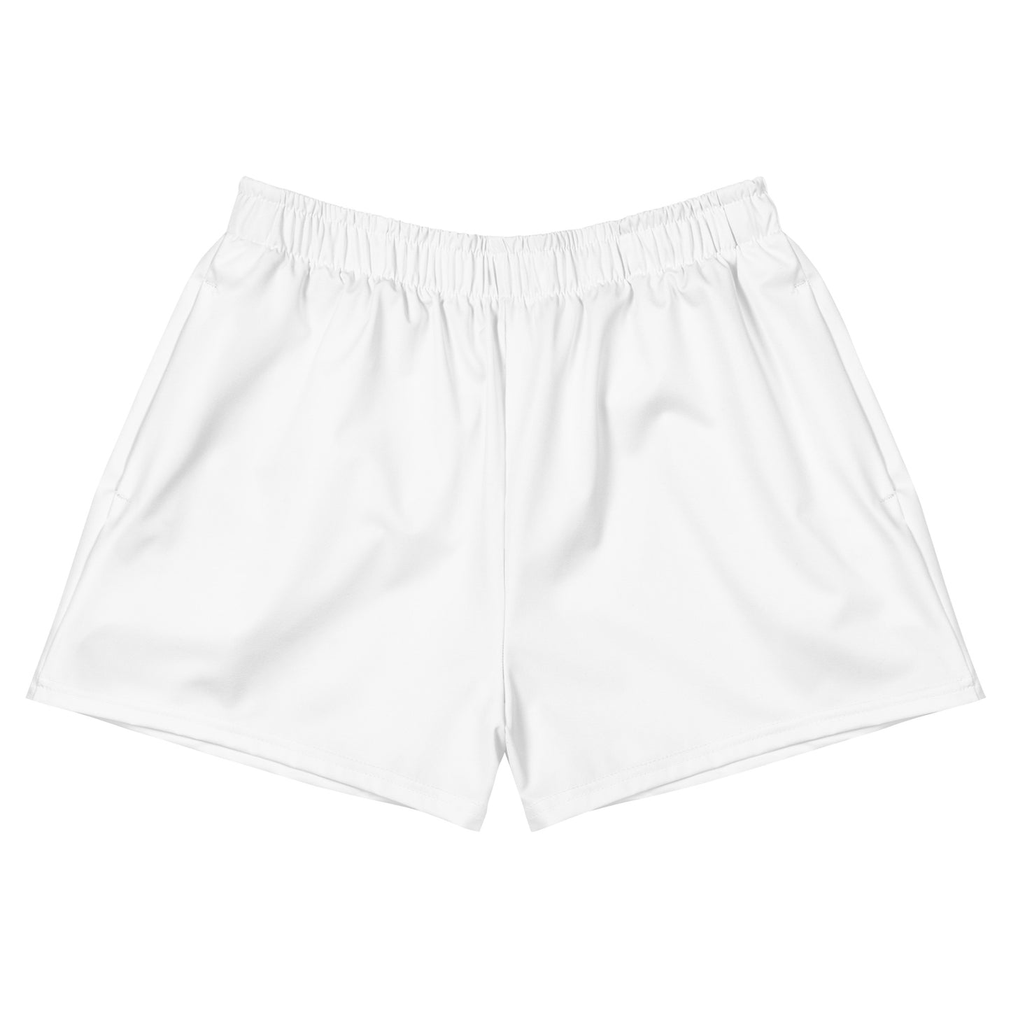 CS0027 - 02012 - LOVE2SKI Women’s Recycled Athletic Shorts (Matching White)