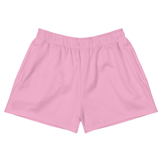 CS0027 - 02012 - LOVE2SKI Women’s Recycled Athletic Shorts (Matching Pink)