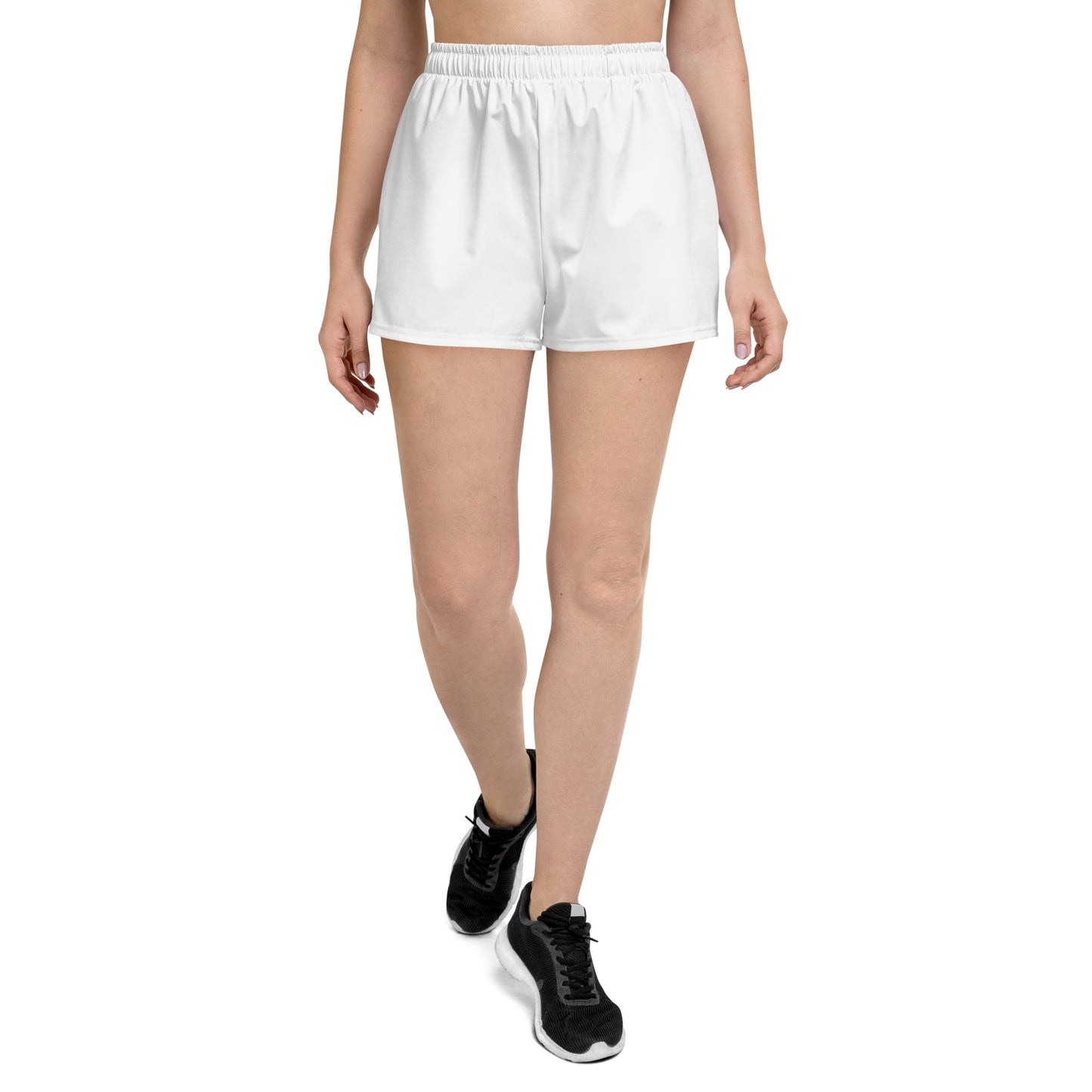 CS0027 - 02012 - LOVE2SKI Women’s Recycled Athletic Shorts (Matching White)