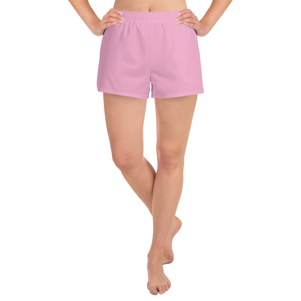 CS0027 - 02012 - LOVE2SKI Women’s Recycled Athletic Shorts (Matching Pink)