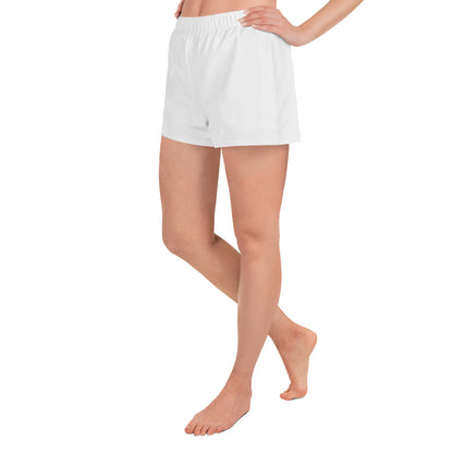 CS0027 - 02012 - LOVE2SKI Women’s Recycled Athletic Shorts (Matching White)