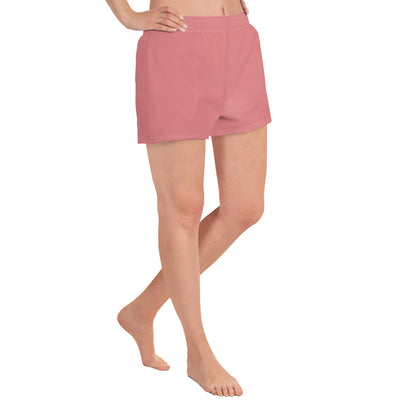 CS0011 - 02012 - Ski Bunny Women’s Recycled Athletic Shorts (Matching Pink)