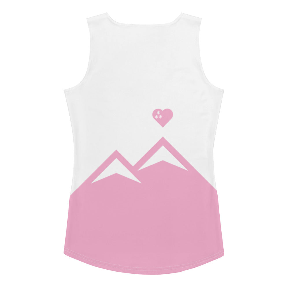 CS0027 - 02010 - AOP LOVE2SKI Cut & Sew Tank Top