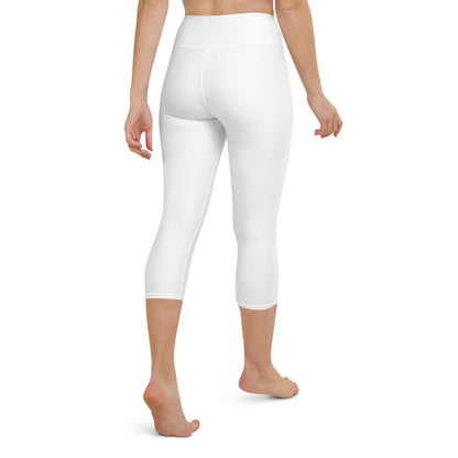 CS0027 - 02013 - LOVE2SKI Yoga Capri Leggings (Matching White)