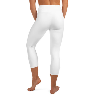 CS0027 - 02013 - LOVE2SKI Yoga Capri Leggings (Matching White)