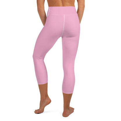 CS0027 - 02013 - LOVE2SKI Yoga Capri Leggings (Matching Pink)