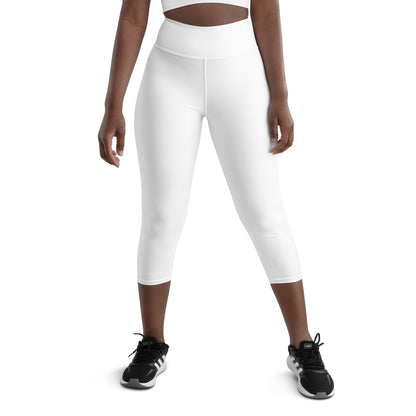 CS0027 - 02013 - LOVE2SKI Yoga Capri Leggings (Matching White)