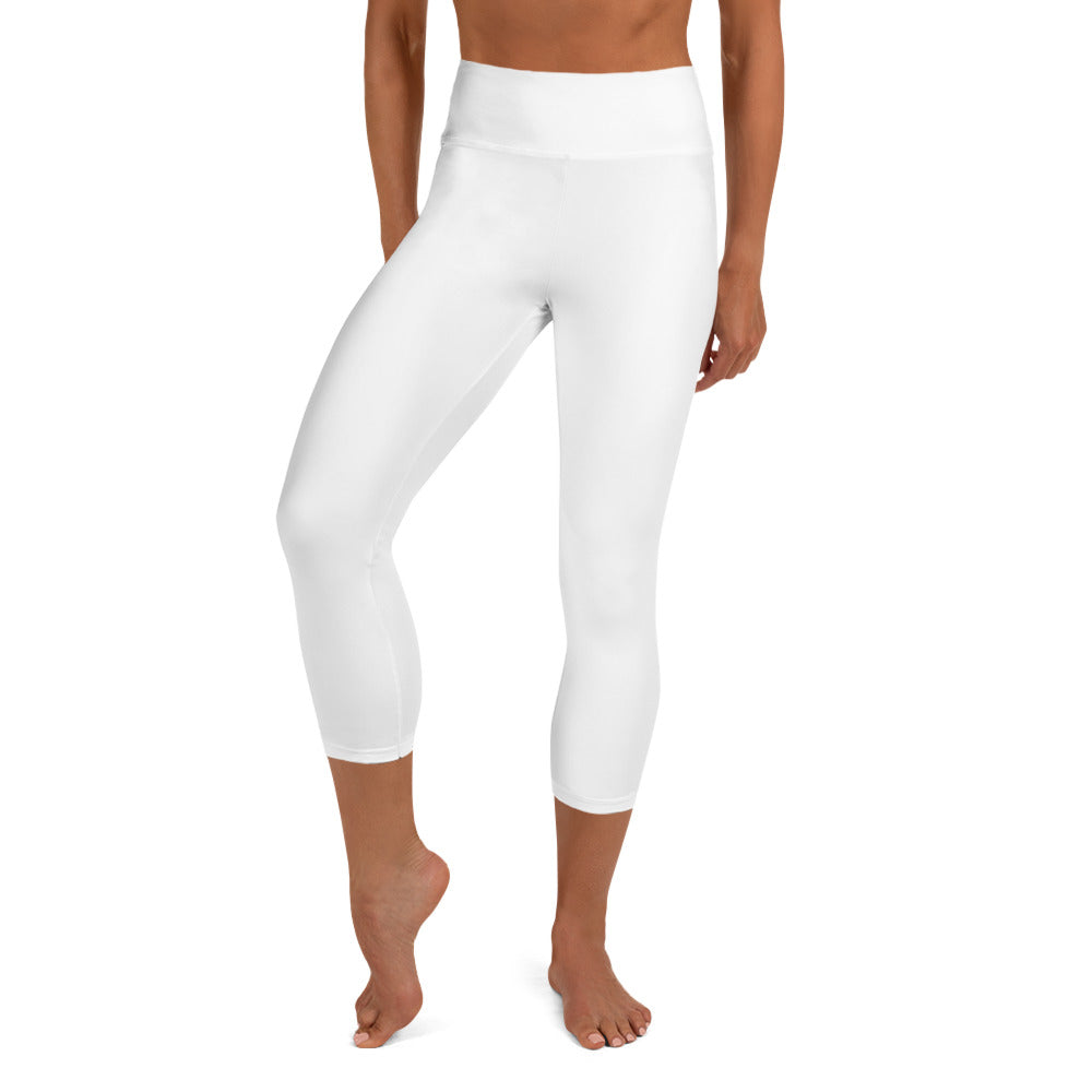 CS0027 - 02013 - LOVE2SKI Yoga Capri Leggings (Matching White)