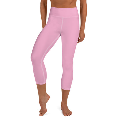 CS0027 - 02013 - LOVE2SKI Yoga Capri Leggings (Matching Pink)