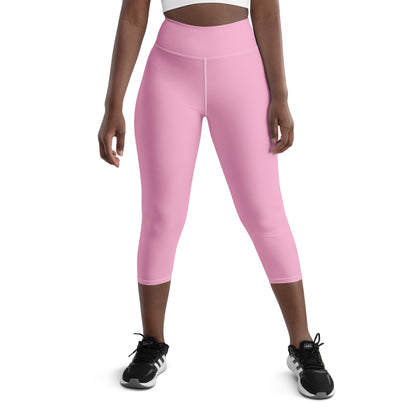 CS0027 - 02013 - LOVE2SKI Yoga Capri Leggings (Matching Pink)