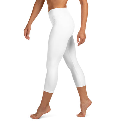 CS0027 - 02013 - LOVE2SKI Yoga Capri Leggings (Matching White)