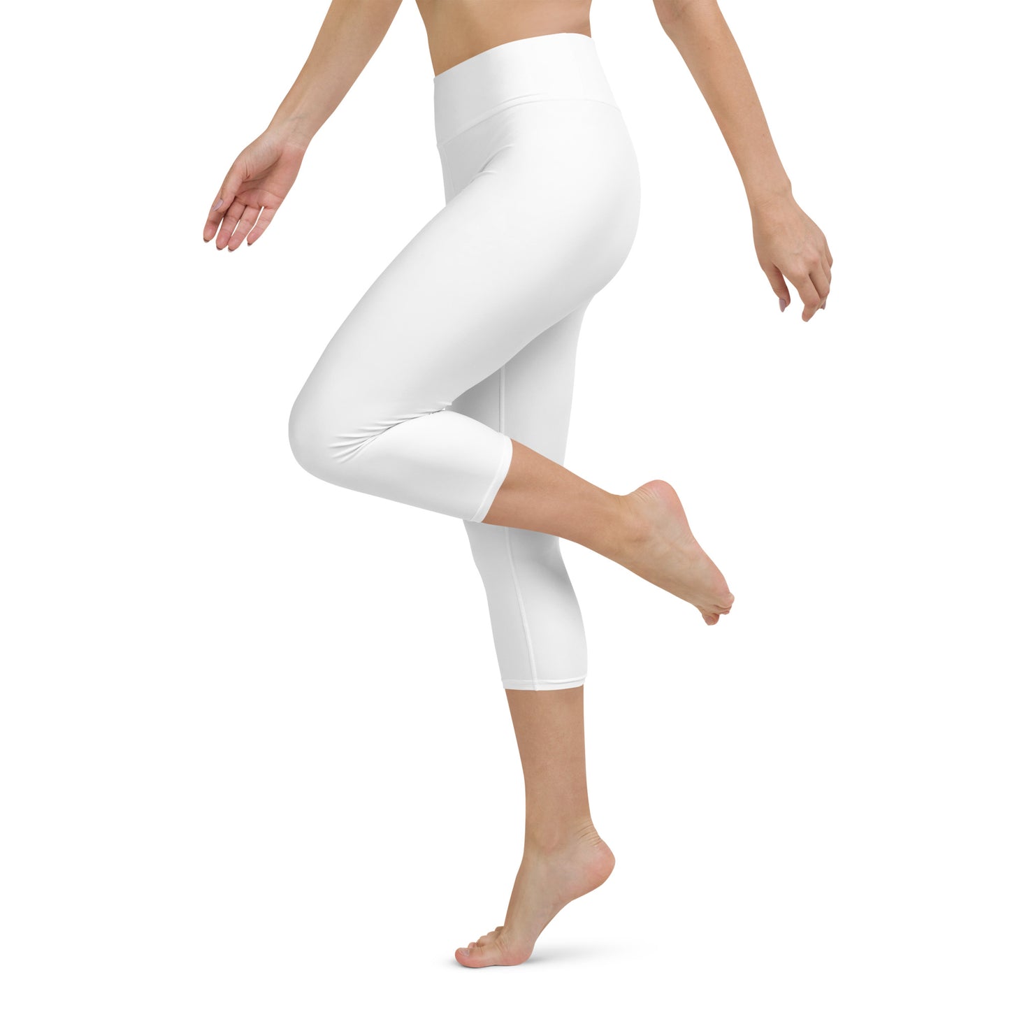 CS0027 - 02013 - LOVE2SKI Yoga Capri Leggings (Matching White)