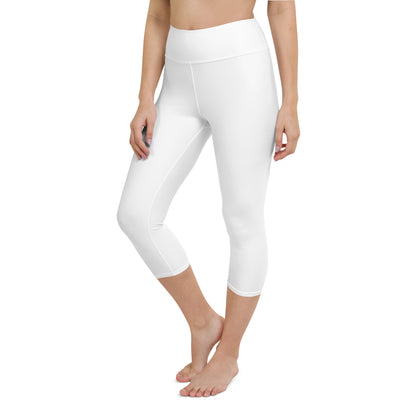 CS0027 - 02013 - LOVE2SKI Yoga Capri Leggings (Matching White)