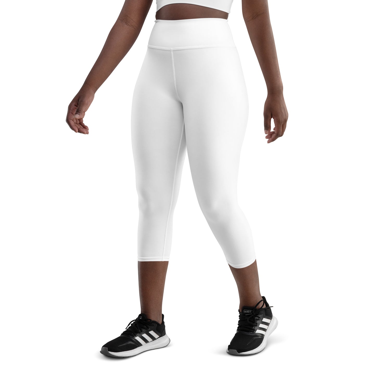 CS0027 - 02013 - LOVE2SKI Yoga Capri Leggings (Matching White)