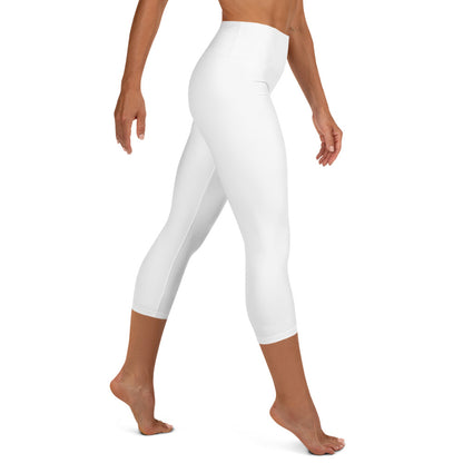 CS0027 - 02013 - LOVE2SKI Yoga Capri Leggings (Matching White)