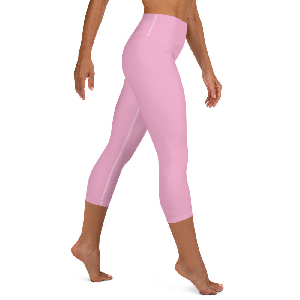 CS0027 - 02013 - LOVE2SKI Yoga Capri Leggings (Matching Pink)