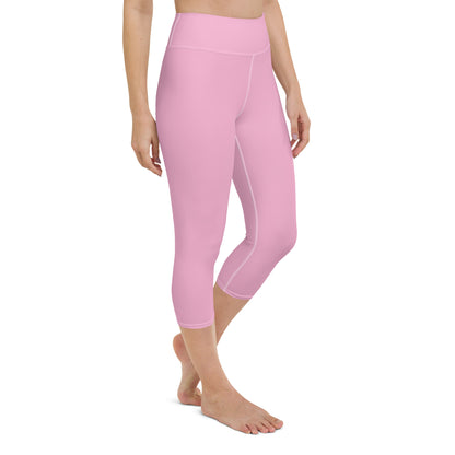 CS0027 - 02013 - LOVE2SKI Yoga Capri Leggings (Matching Pink)