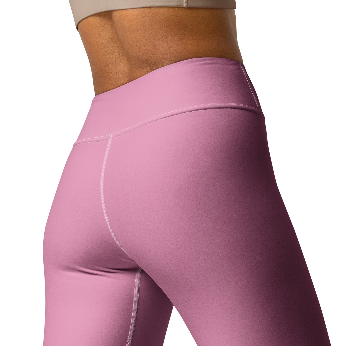 CS0047 - 02013 - Love Skiing/Women's Yoga Leggings (Matching Pink)