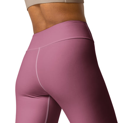 CS0047 - 02013 - Love Skiing/Women's Yoga Leggings (Matching Mauve)