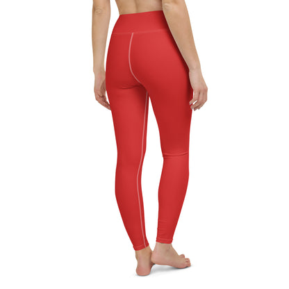 CS0039 - 02013 - Bumpin' and Jumpin' Yoga Leggings (Red)